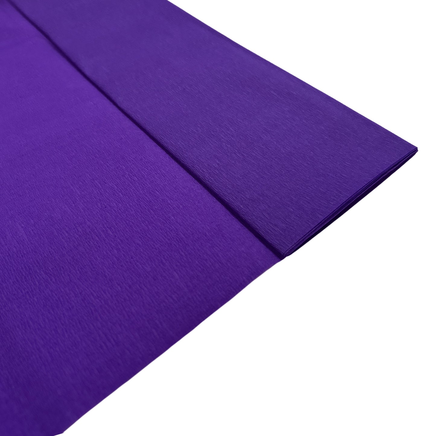 Pack of 20 Purple Crepe Paper Sheets 50cm x 2m 17GSM 35% Stretch Craft Paper