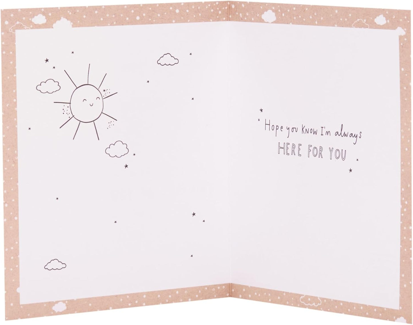 Sunburst Design Thinking of You Open Card