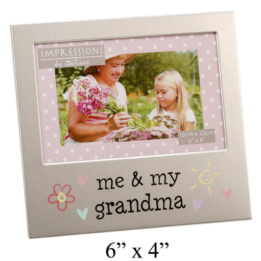 Me & My Grandma 6" x 4" Aluminium Frame