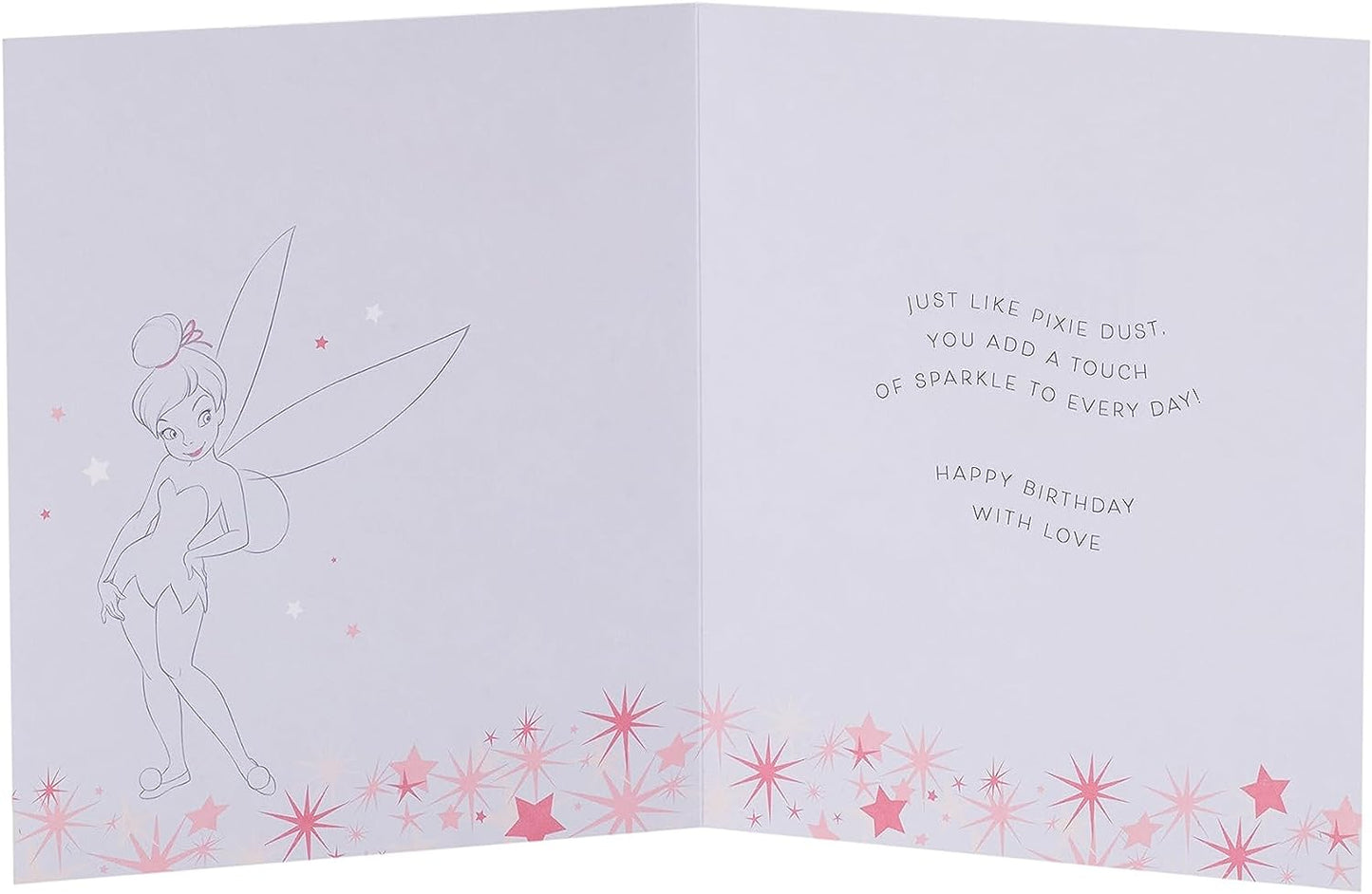 Disney Tinker Bell Design Daughter Birthday Card