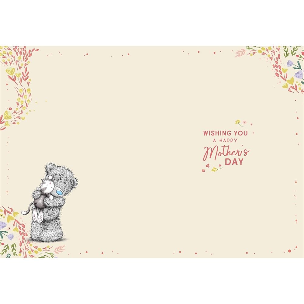Bear and Flowers From The Cat Mother's Day Card