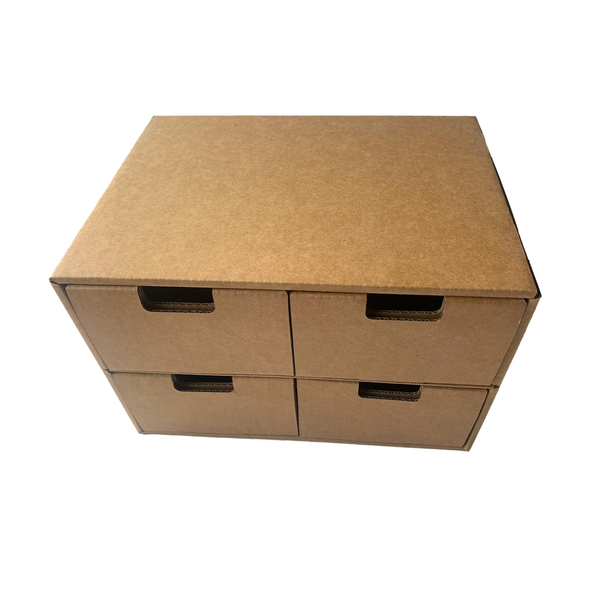 Cardbopard Drawers Kraft Desktop Organiser Drawers Cardboard DIY Storage Box– Shop Inc