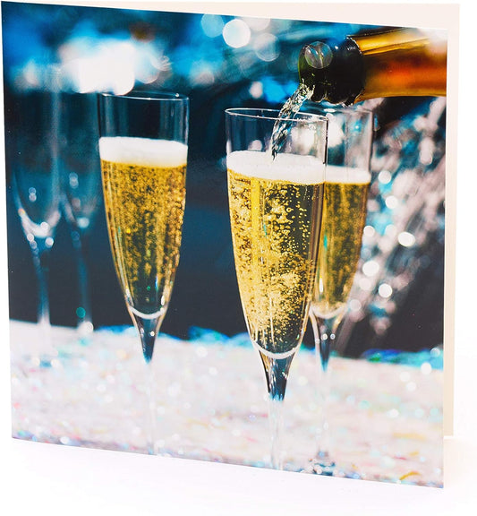 Camden Photographic Champagne Celebrations Open Birthday Card