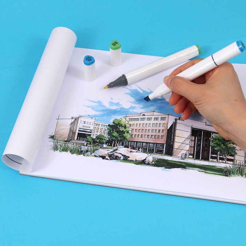 A4 24 Sheets Top Glued Open Marker Pad