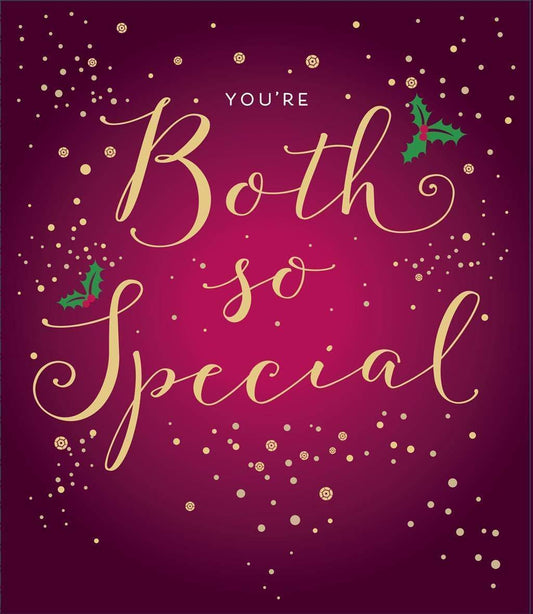 You're Both So Special Christmas Card 