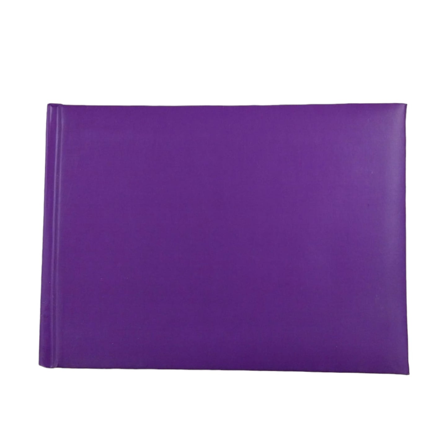 Plain Cover Purple Autograph Book by Janrax - Signature End of Term School Leavers