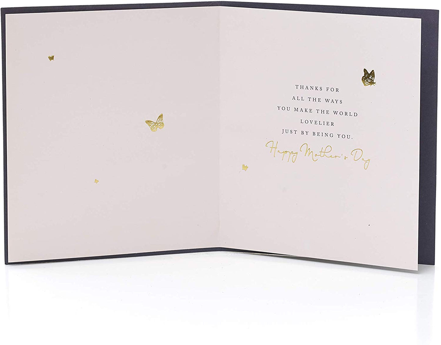 Someone Special Butterflies Gold Finished Mother's Day Card