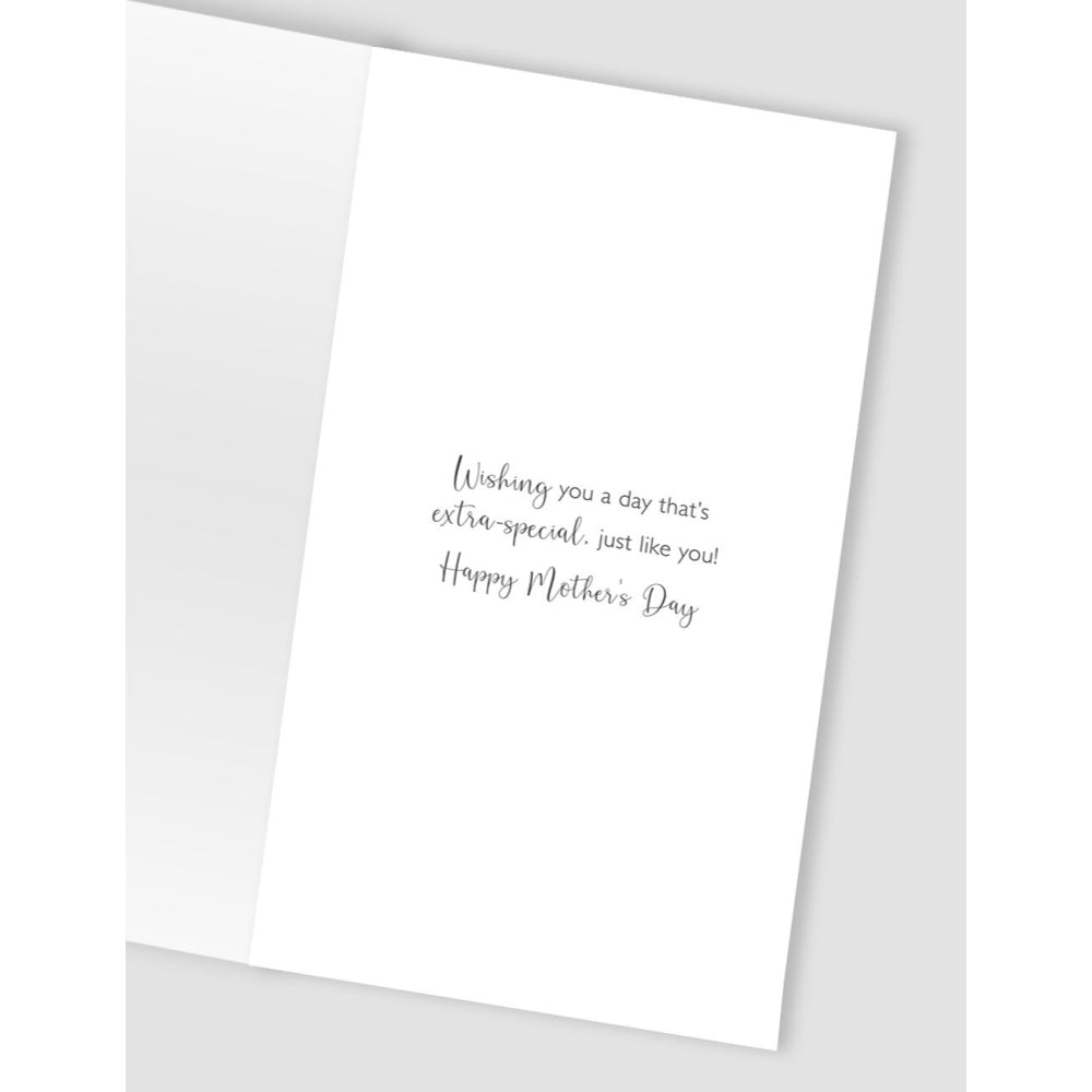 Amazing Mum Perched for Perfection! Hand-Finished Mother's Day Card