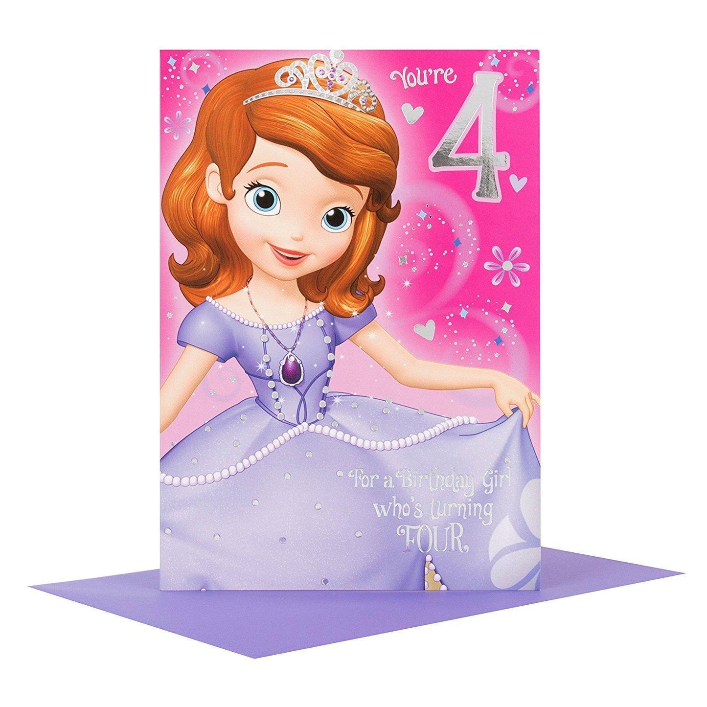 Disney 4th Birthday Card Treats and Fun Hallmark