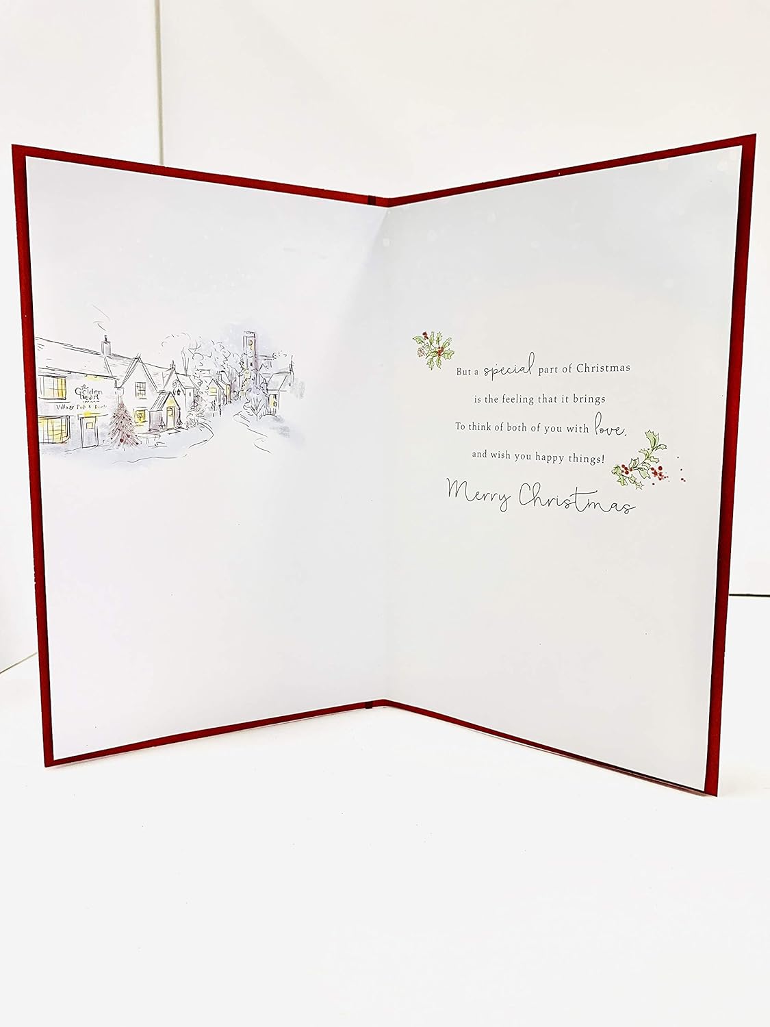 Couple Design Son and Daughter in Law Christmas Card