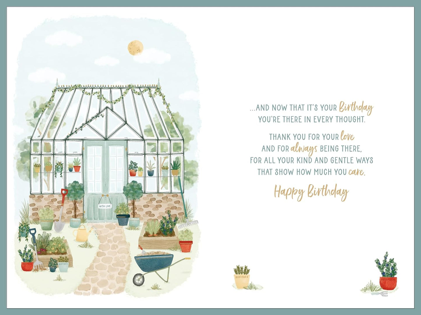 Greenhouse And Garden Design Luxury Dad Birthday Card