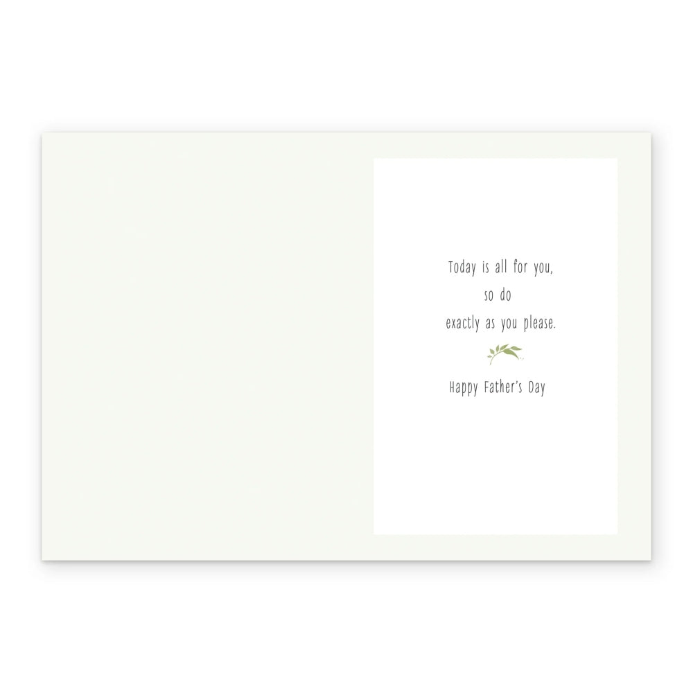 Traditional Poetic Verse Design Dad Father's Day Card