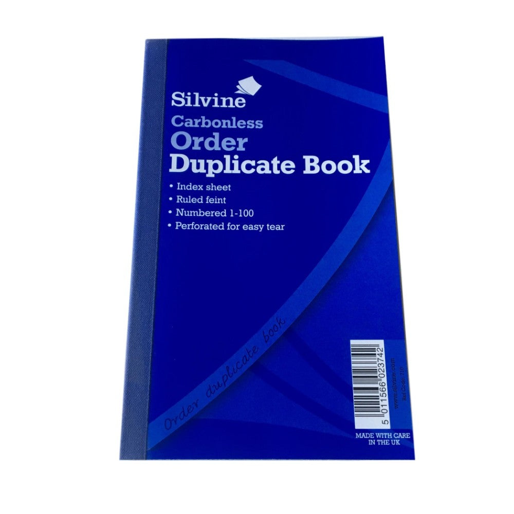Carbonless Duplicate Order Book 8.25"x5"
