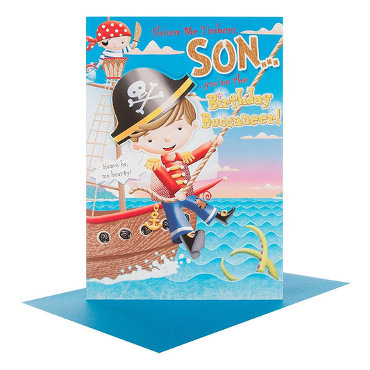 SON... you`re the Birthday Buccaneer. Card