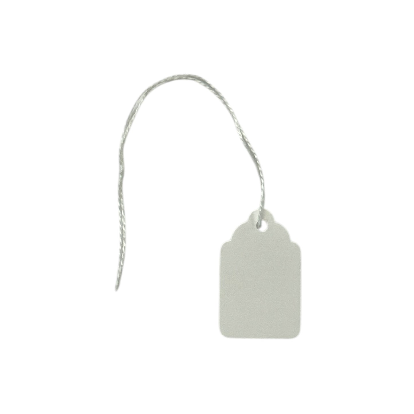 Box of 1000 White Merchandise Tags 38mm x 24mm