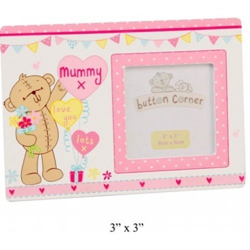 Button corner Mummy Photo Frame