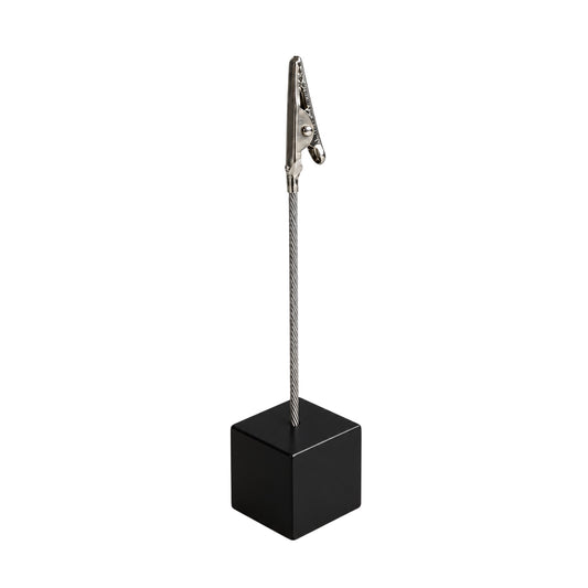 Photo Holder Clip with Square Black Coloured Resin Base