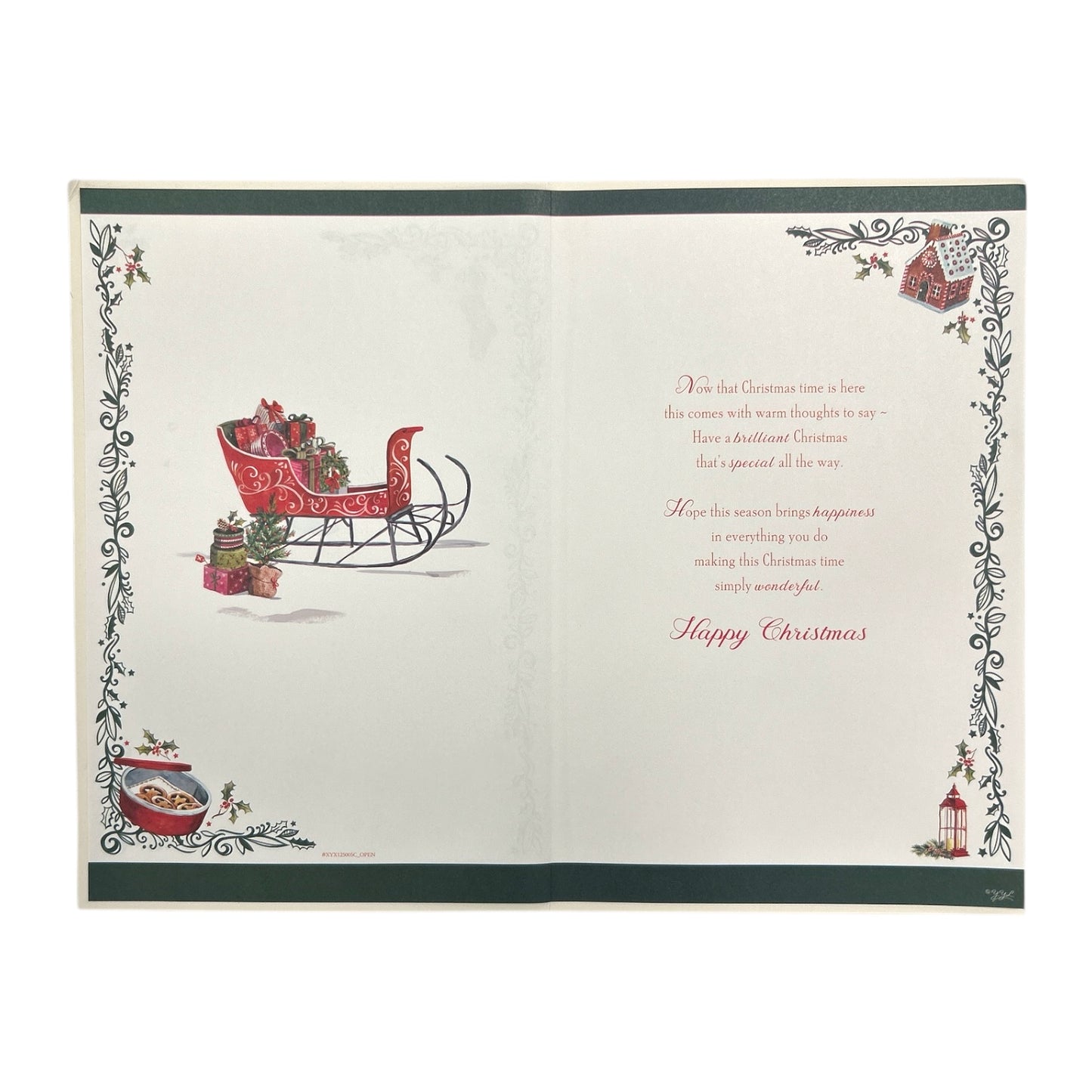 For a Special Son and Family With Best Wishes Christmas Card