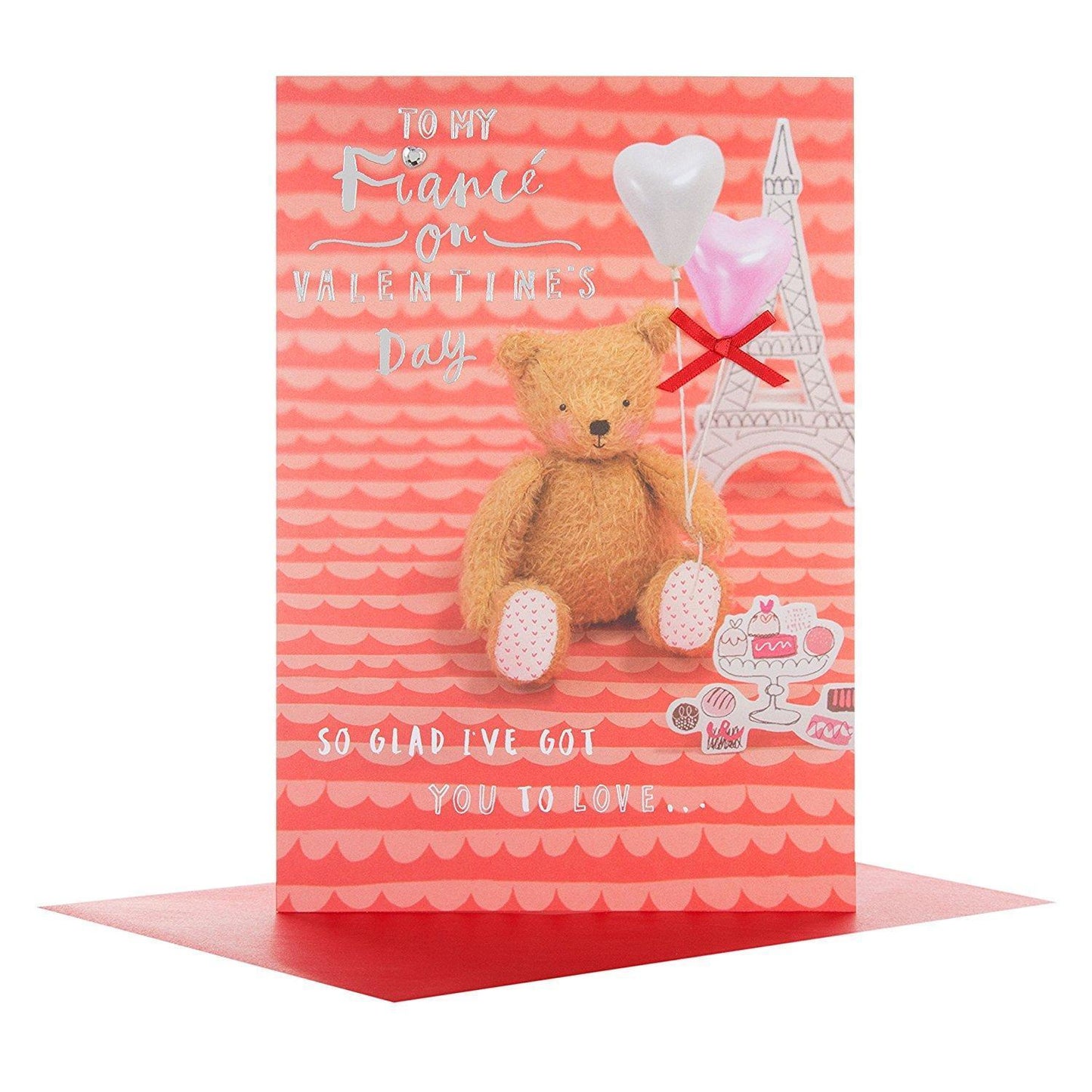 For Fiance Valentine's Day Card 'You To Love'