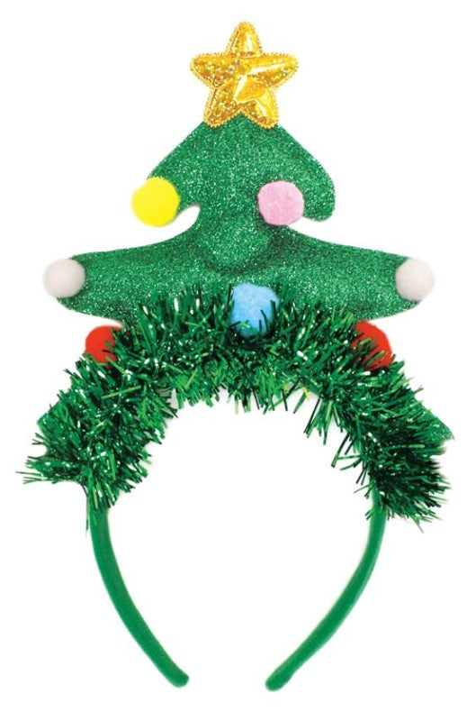 Plush Christmas Christmas Tree Headband