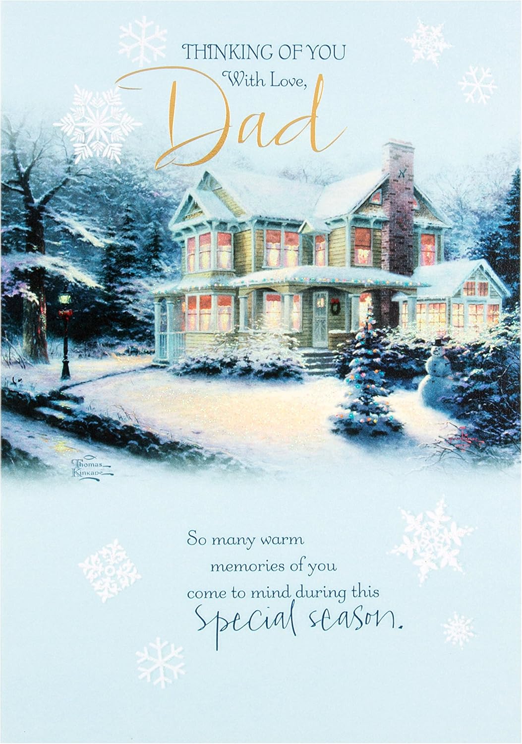 Special Season Dad Christmas Card