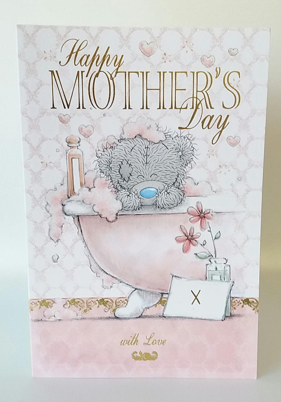 Me to You Bear & Bath Tub Happy Mother's Day Card