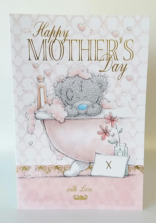 Me to You Bear & Bath Tub Happy Mother's Day Card