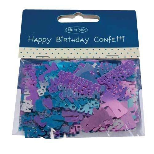 Happy Birthday Me to You Bear Confetti 