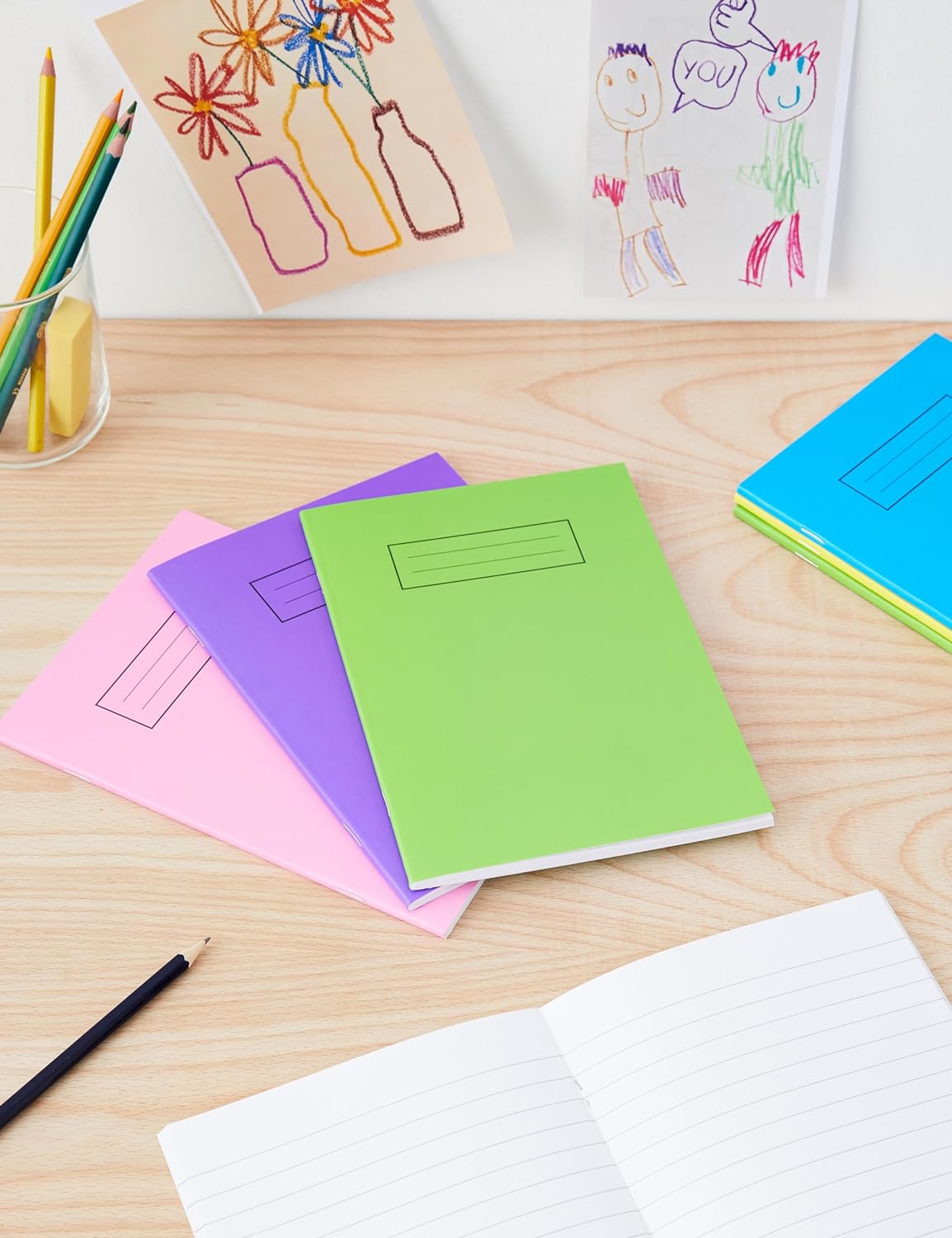 Silvine A5 Essentials Laminated Cover Wipe Clean Exercise Book