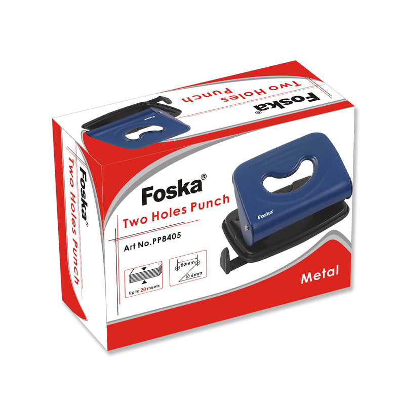 Single Metal Hole Punch with Measuring Guide 431002