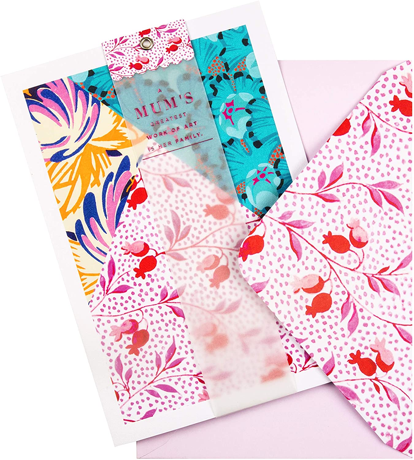 For Mum Archive Pattern Design Mother's Day Card