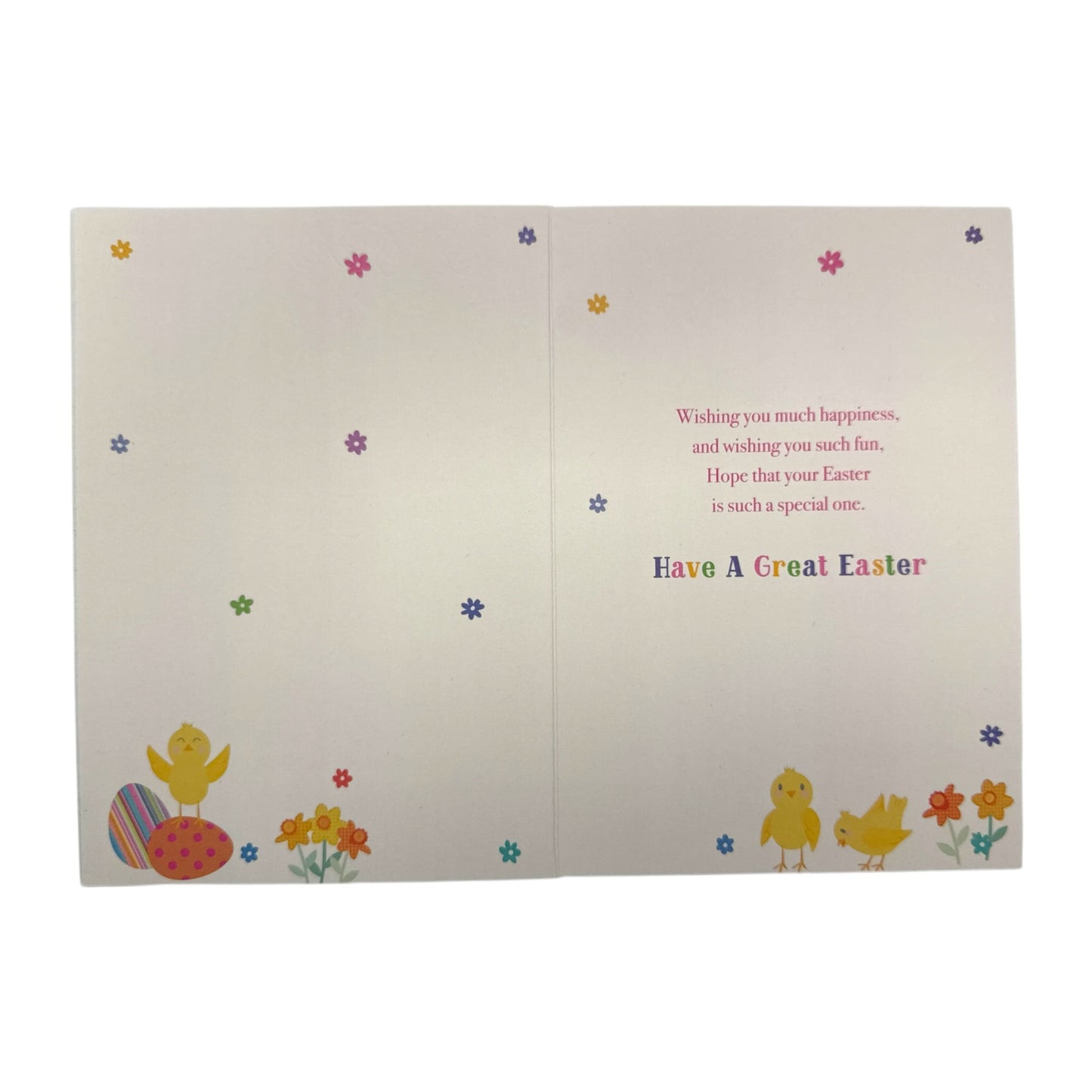 For Grandson Vibrant Patterns Bunting Design Easter Card