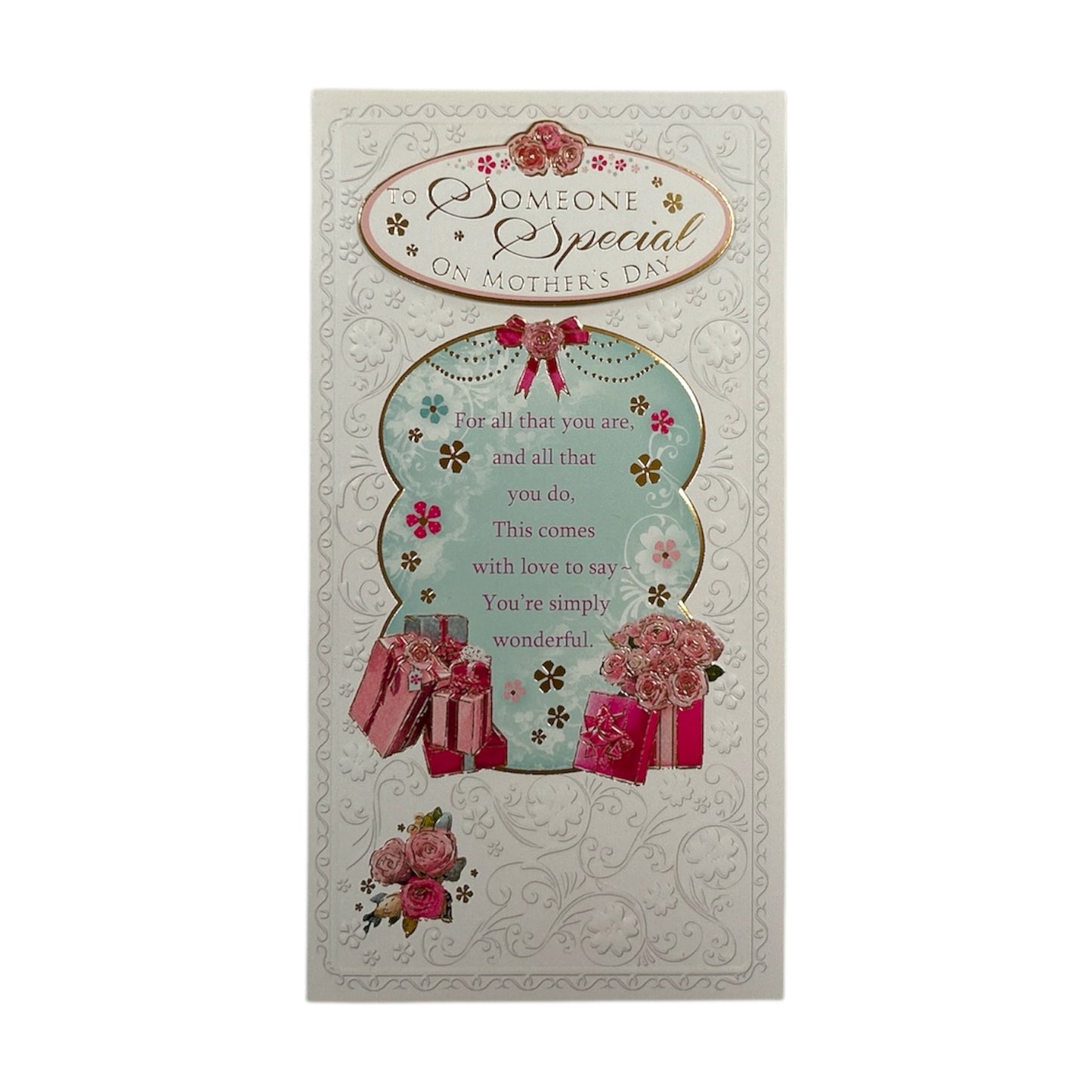 To Someone Special Gifts Design Open Mother's Day Card