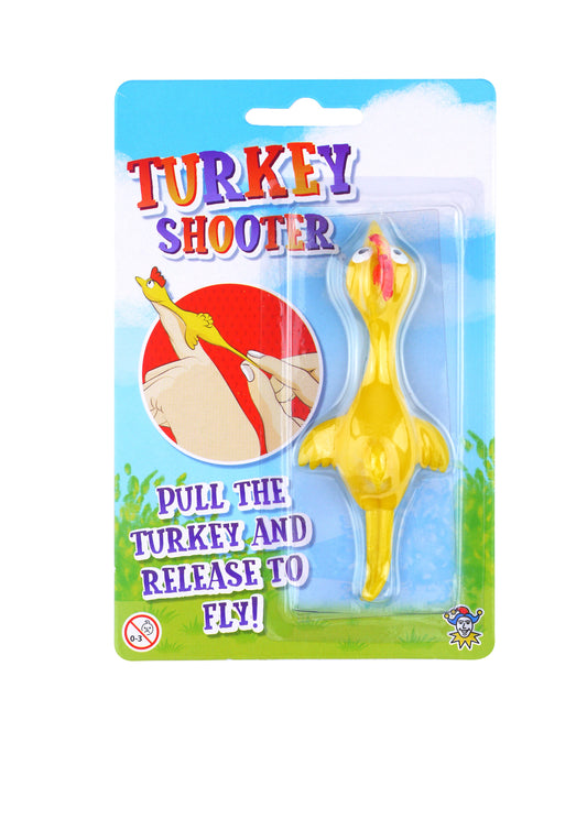 Pack of 3 Turkey Shooters (11cm) - Party Bag Favours Loot Bag Fillers Stocking Fillers