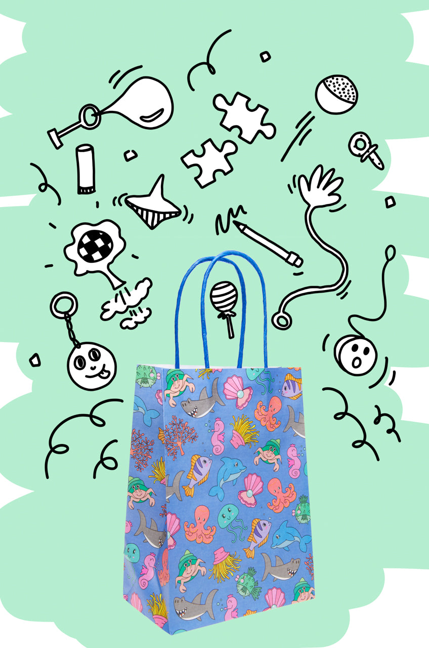 Sea Animals Paper Gift Bag