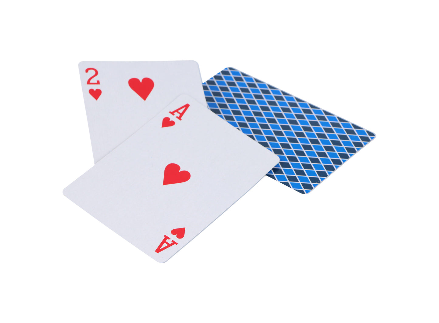 Pack of 6 Plastic Coated Playing Cards (9x6cm)