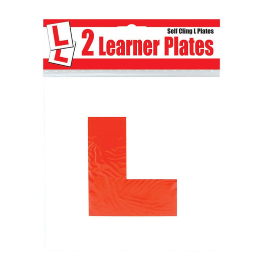 Self Cling L Plates 2 Learner Plates