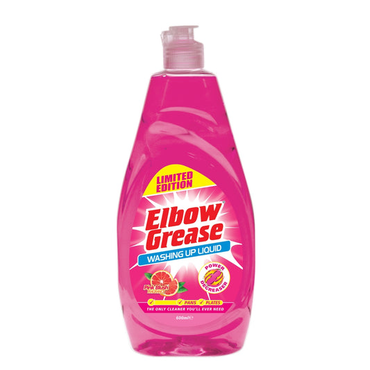 Elbow Grease Pink Washing Up Liquid 600ml