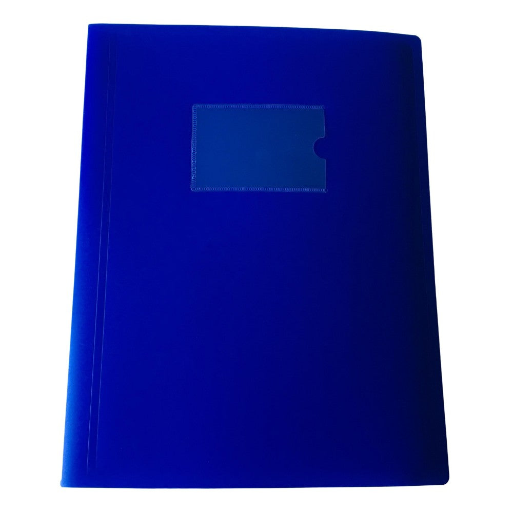 A4 Blue Flexible Cover 80 Pocket Display Book