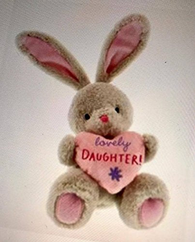 Bebunni Rabbit Medium Sitting with Heart 16cms - Daughter