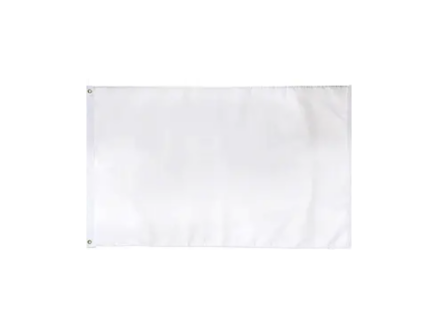 Plain White Flag 3ft x 2ft