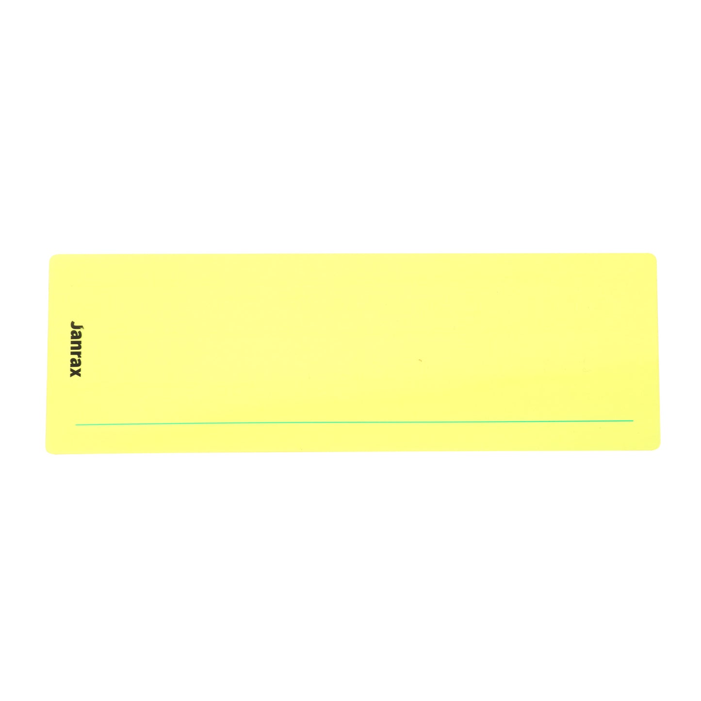 Pack of 24 Yellow 210x80mm Dyslexia Overlay Reading Strips – PET Material, Rounded Corners