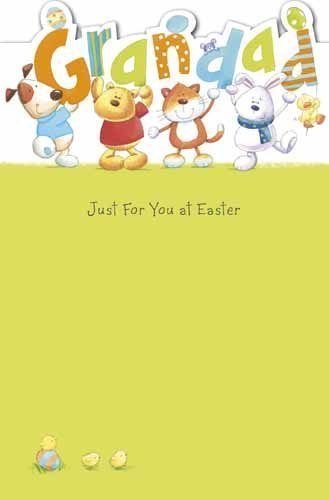 Grandad Just For You Cute Easter Card