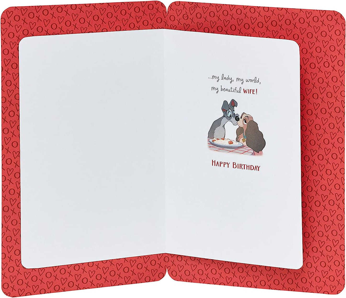 Lady and The Tramp Wife Birthday Card