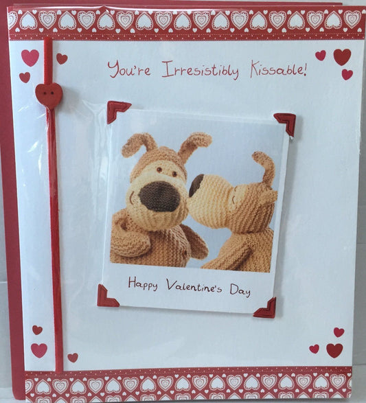 You're Irresistibly Kissable Valentine's Day Greetings Card
