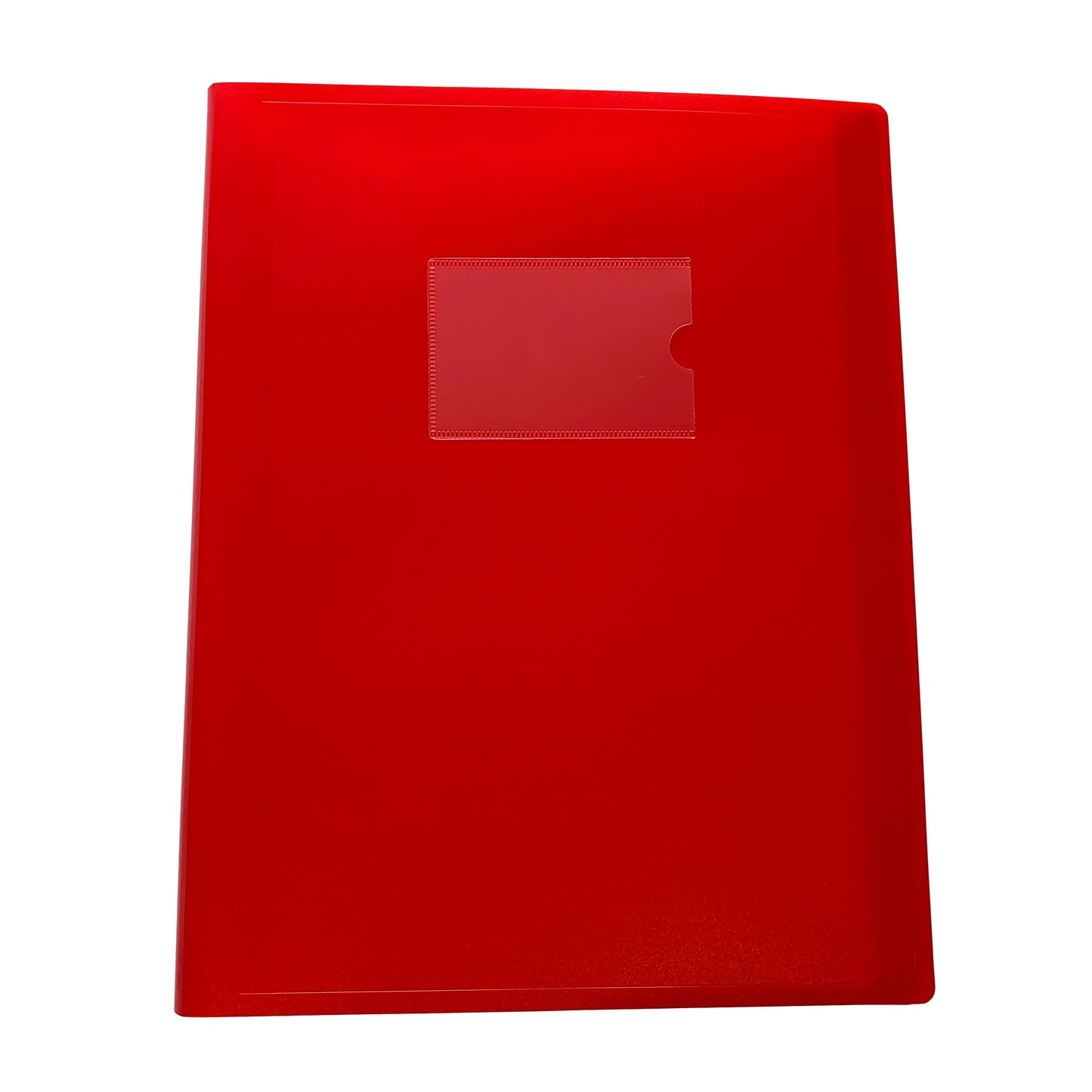 Pack of 5 A4 10 Pocket Red Flexible Cover Display Books