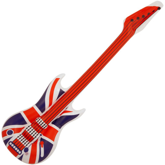 Inflatable Guitar with Union Jack Design 106cm