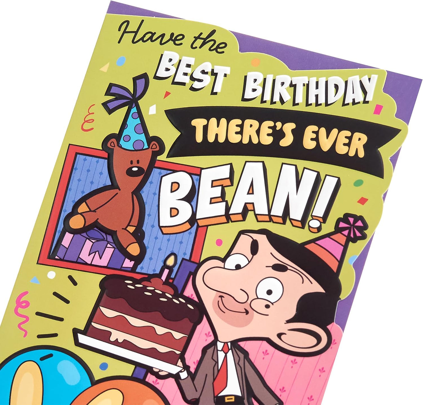 Mr Bean Cartoon Design Birthday Card