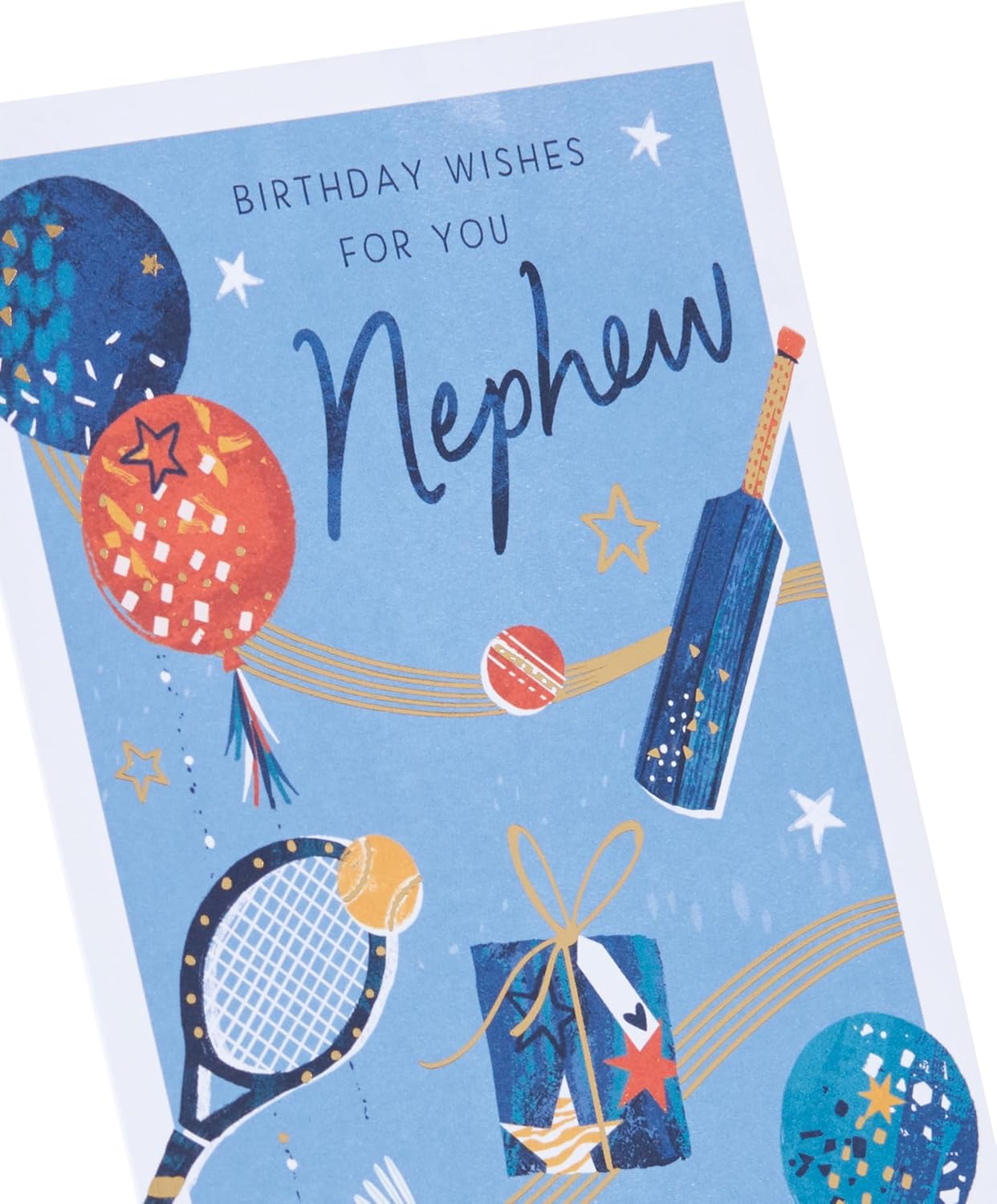 Sport Equipment Design Nephew Birthday Card
