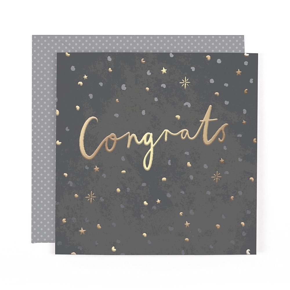 Stunning Luxury Foiled Well Done Congratulations Card